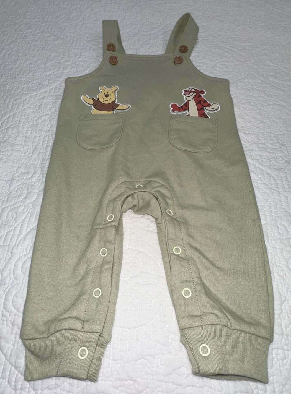 NWOT Disney Baby Winnie The Pooh And Tigger Overalls Size 6-9M